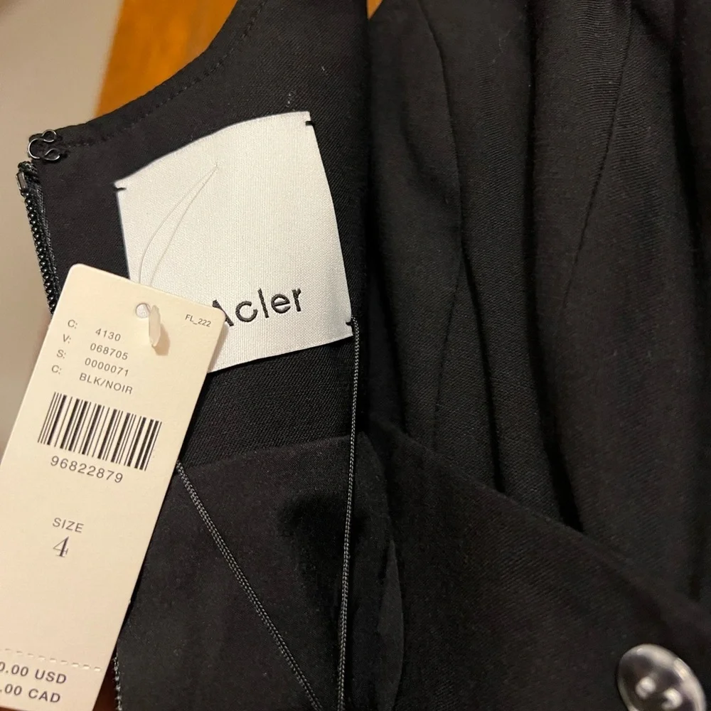 Acler Dress Newbewick Cutout Mini Sz 4 - Picture 13 of 16